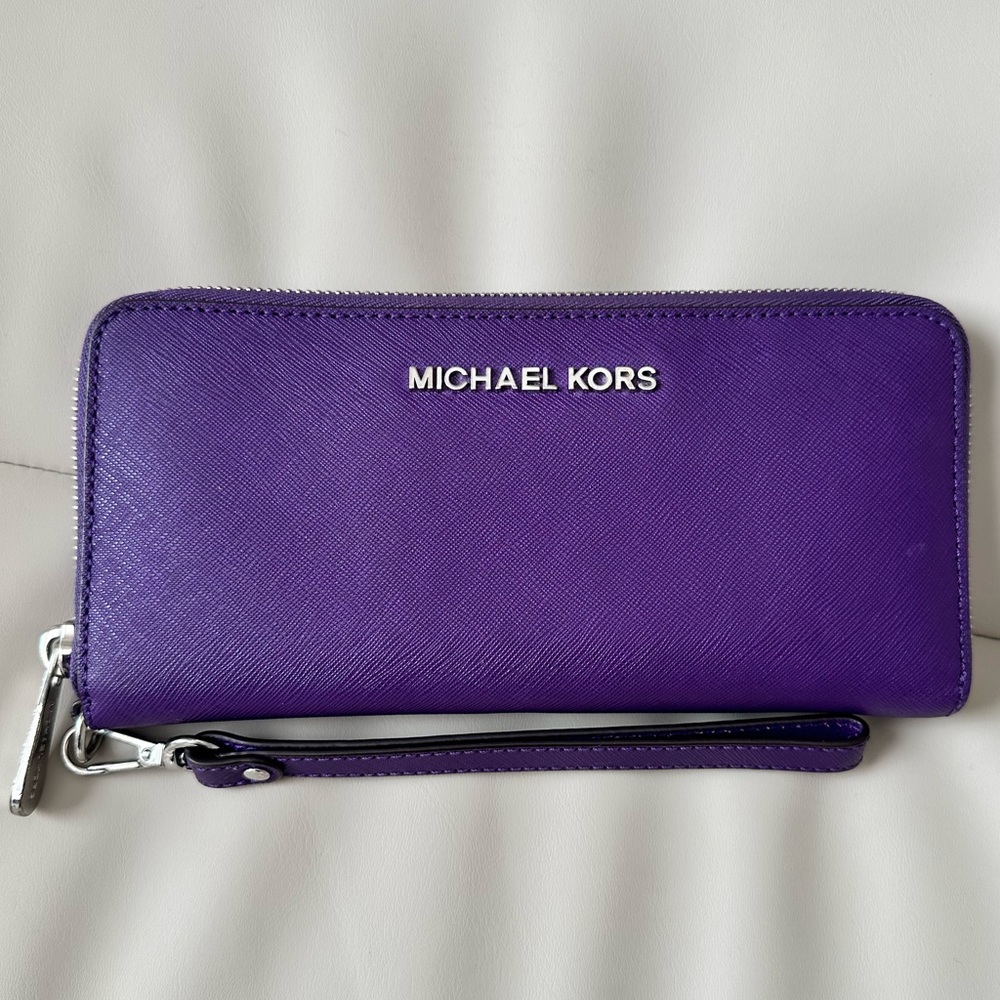 Michael Kors purple wallet